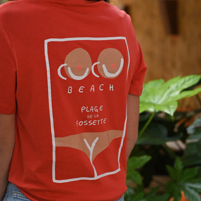 T-shirt Coco Beach rouge